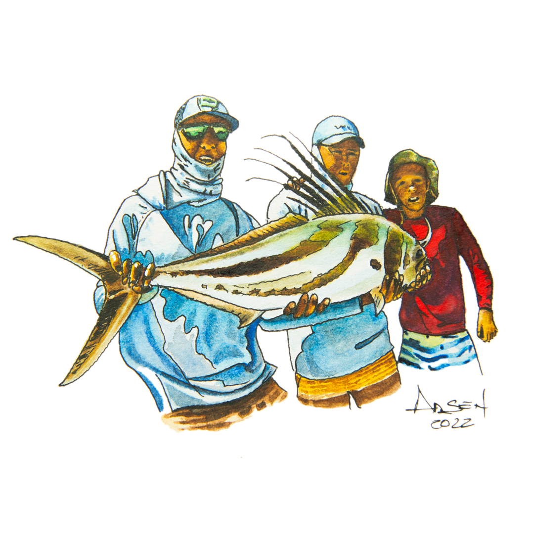 Arsen Art Studio - Fishing Team Portrait