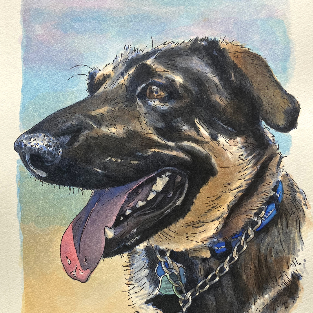 Arsen Art Studio - Pet Portrait of Max